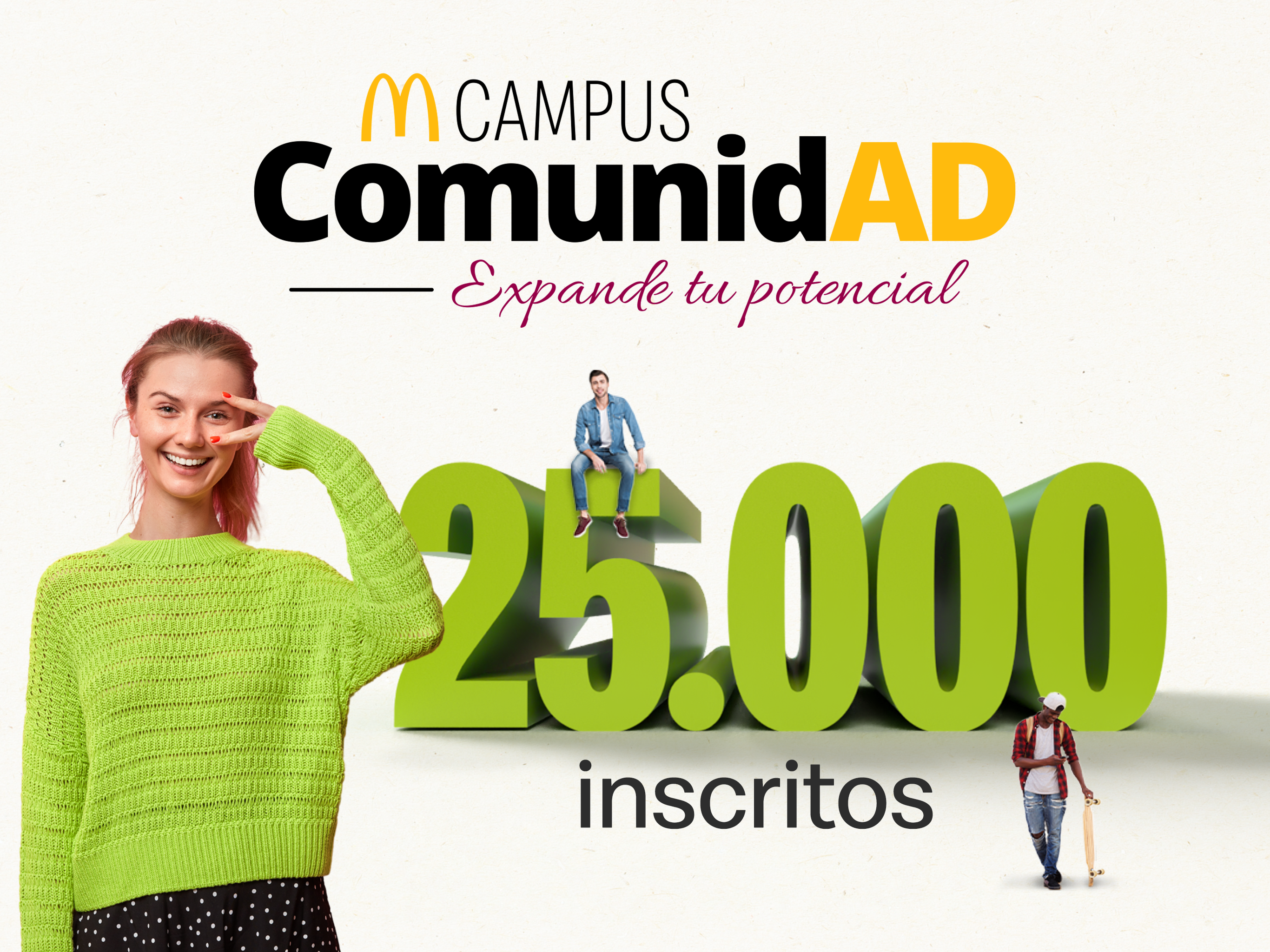 Celebramos los 25.000 inscritos en nuestra plataforma educativa gratuita MCampus Comunidad